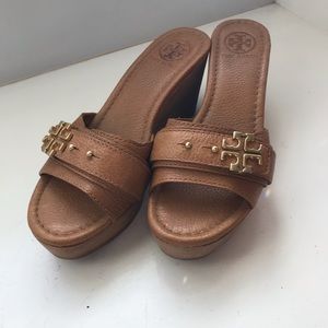 Tory Burch wedge sandals size 8